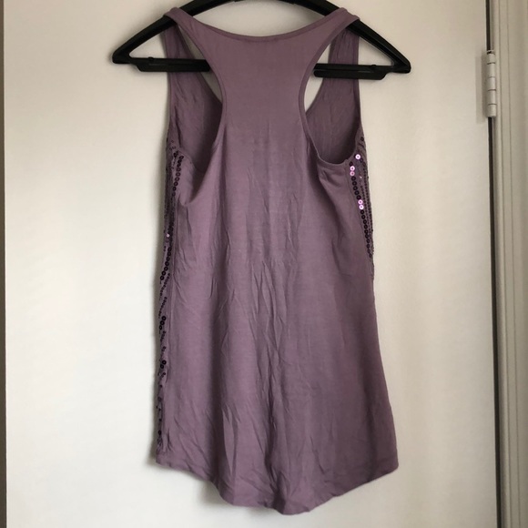 🛍 DONATED CharlotteRusse | Lavender Sequined Tank - Picture 5 of 5